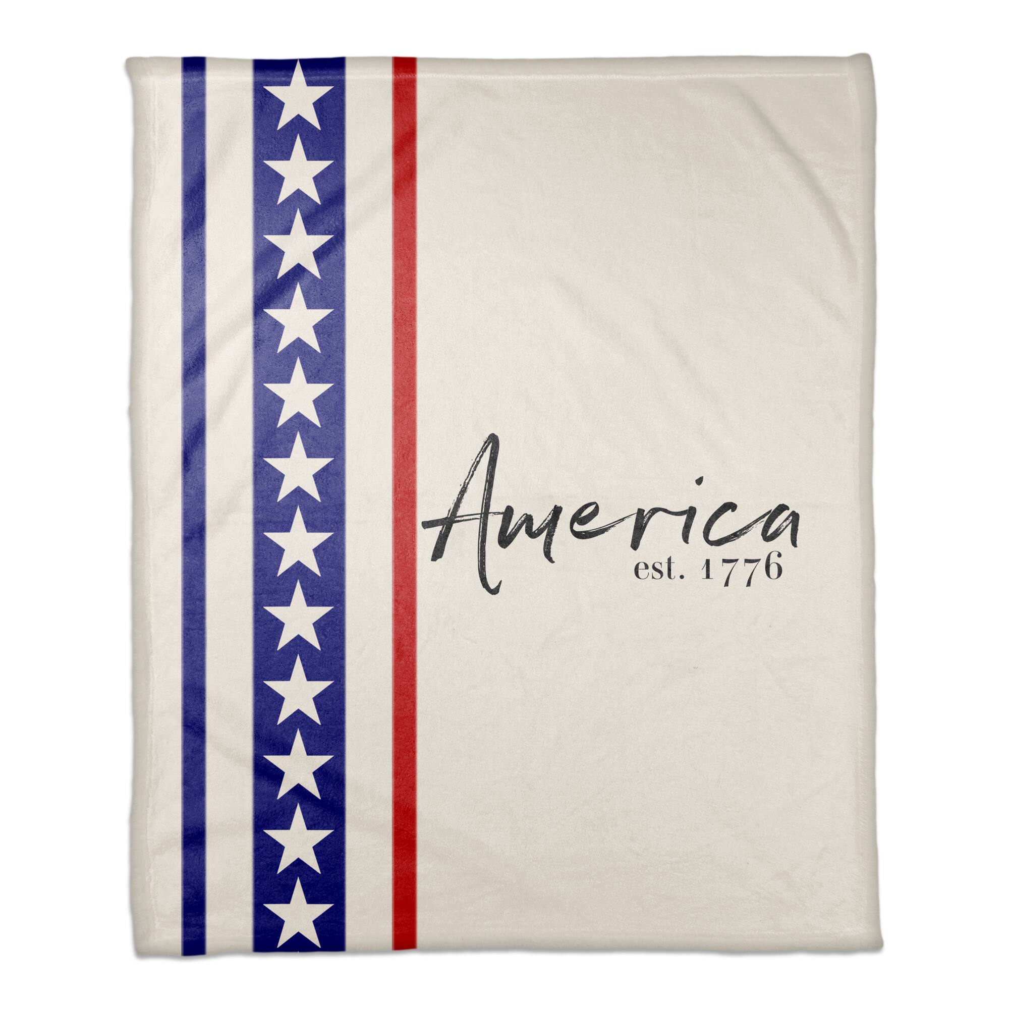 Established 1776 Coral Fleece Blanket